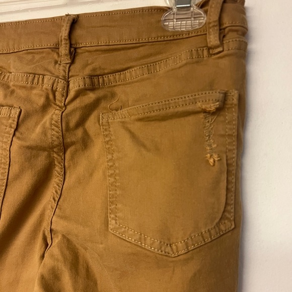 Angel Kiss Distressed Skinny Khaki Pants - Picture 6 of 6